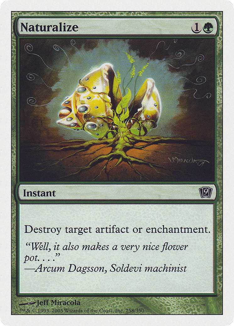 Naturalize (9ED-258) - 9th Edition Foil