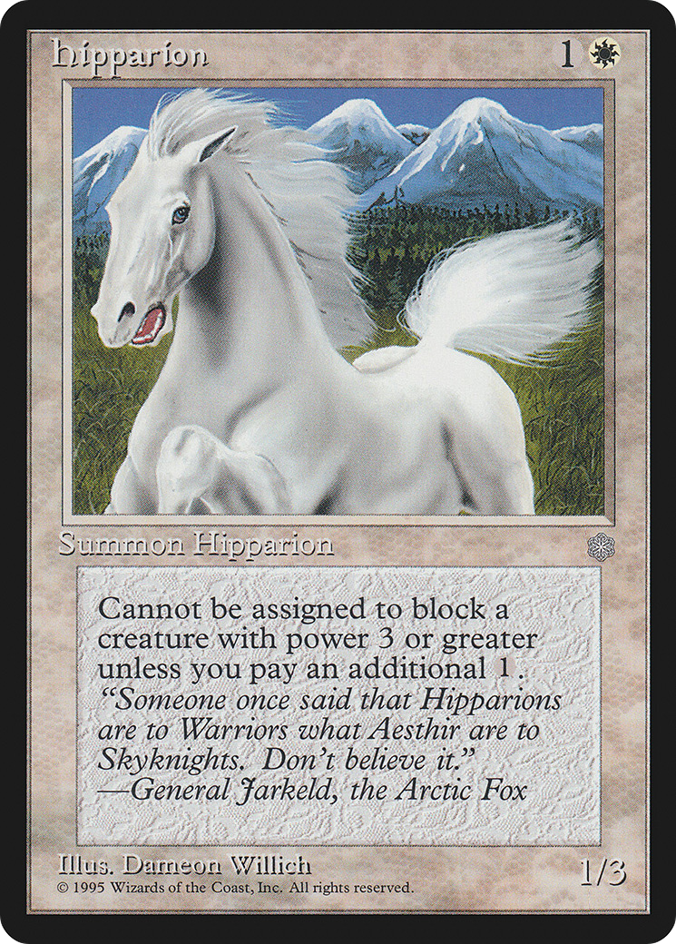 Hipparion [ICE - N/A]