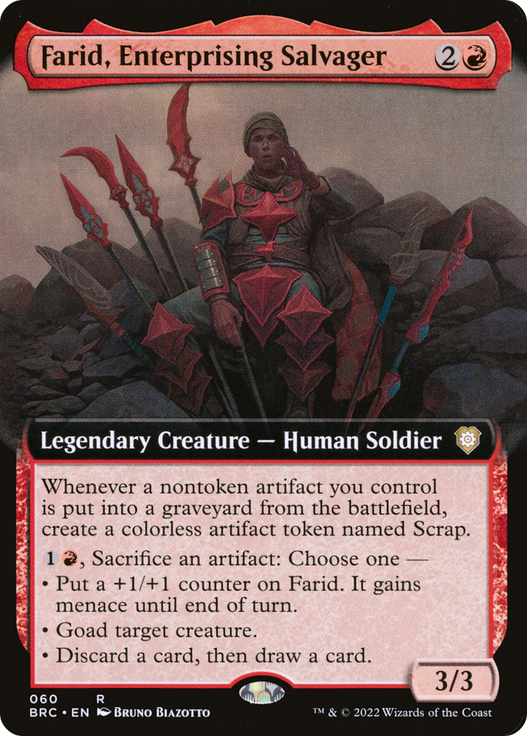 Farid, Enterprising Salvager (Extended Art) [BRC - 60]