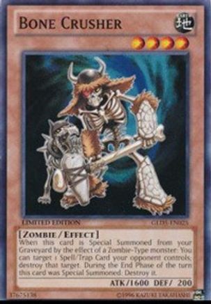 Bone Crusher (GLD5-EN025) - Gold Series: Haunted Mine Limited