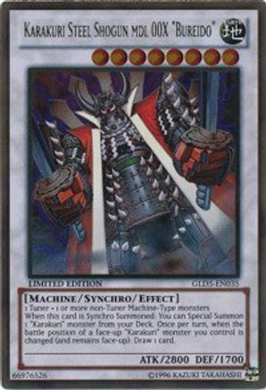 Karakuri Steel Shogun mdl 00X "Bureido" [GLD5 - GLD5-EN035]
