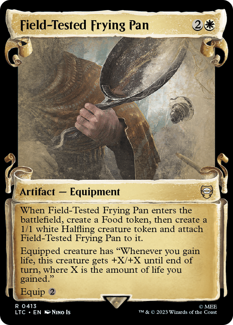 Field-Tested Frying Pan (Showcase Scrolls) (LTC-413) - Tales of Middle-earth Commander: (Showcase)