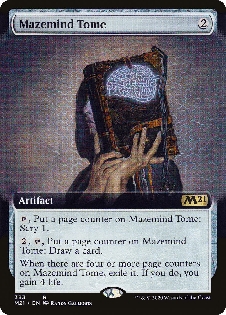 Mazemind Tome (Extended Art) (M21-383) - Core Set 2021: (Extended Art)