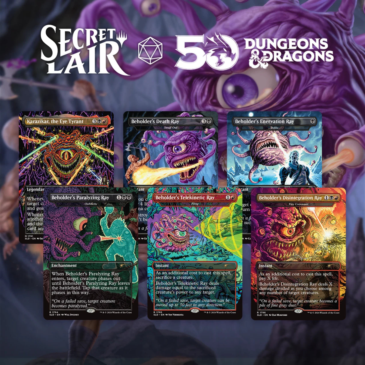 Secret Lair Drop: Secret Lair x Dungeons & Dragons: Death is in the Eyes of the Beholder II - Non-Foil Edition [SLD - N/A]