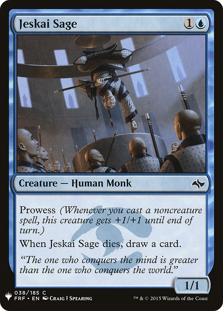 Jeskai Sage [LIST - 38]