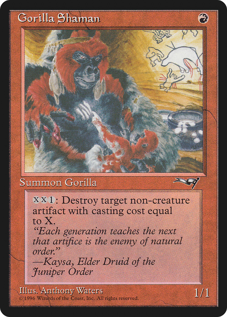 Gorilla Shaman (Holding Baby) [ALL - 107]