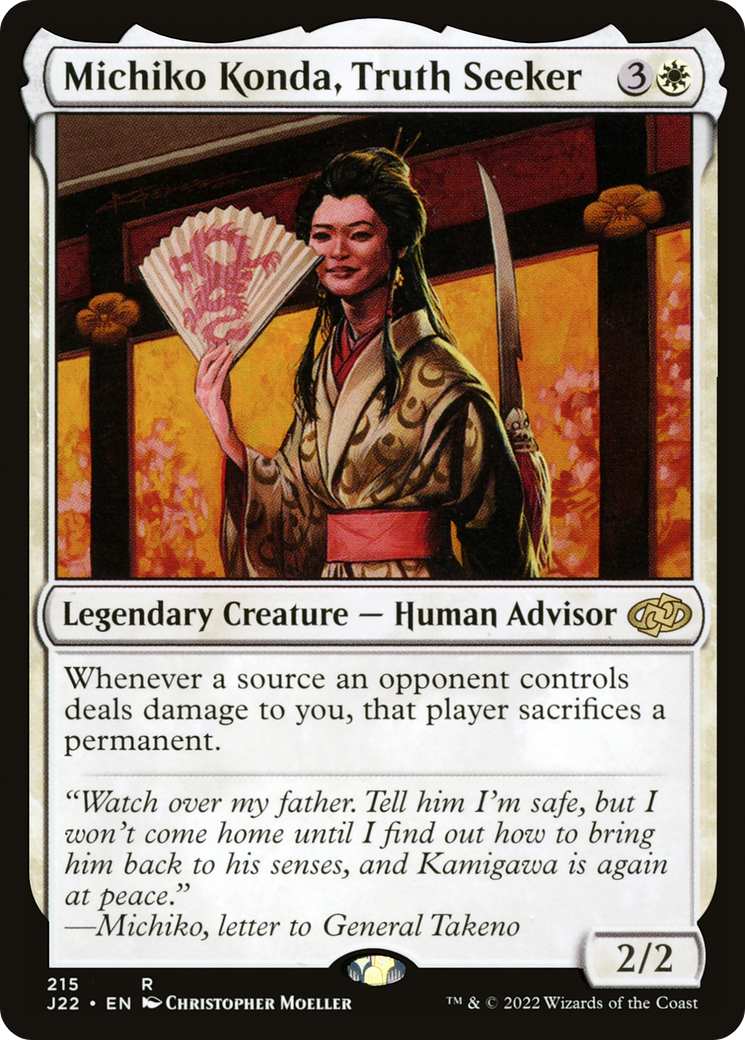 Michiko Konda, Truth Seeker [J22 - 215]