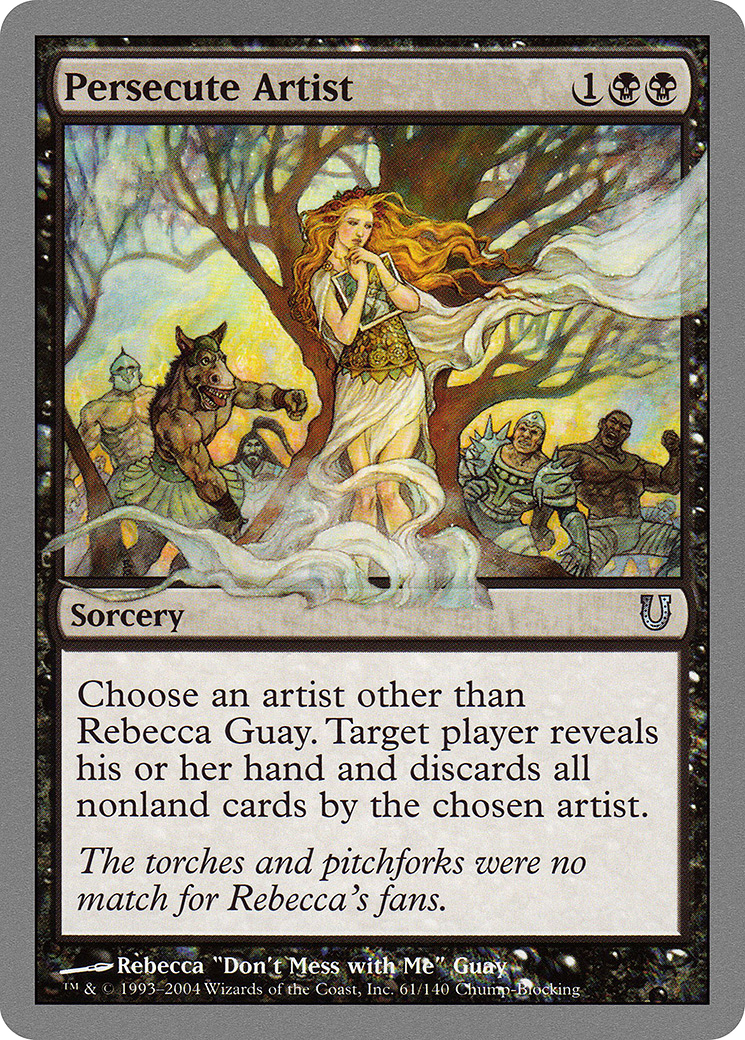 Persecute Artist [UNH - 61]