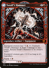 Toralf, God of Fury (Showcase) (KHM-313) - Kaldheim: (Showcase) Foil