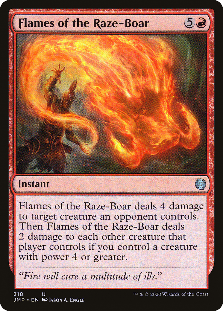 Flames of the Raze-Boar [JMP - 318]