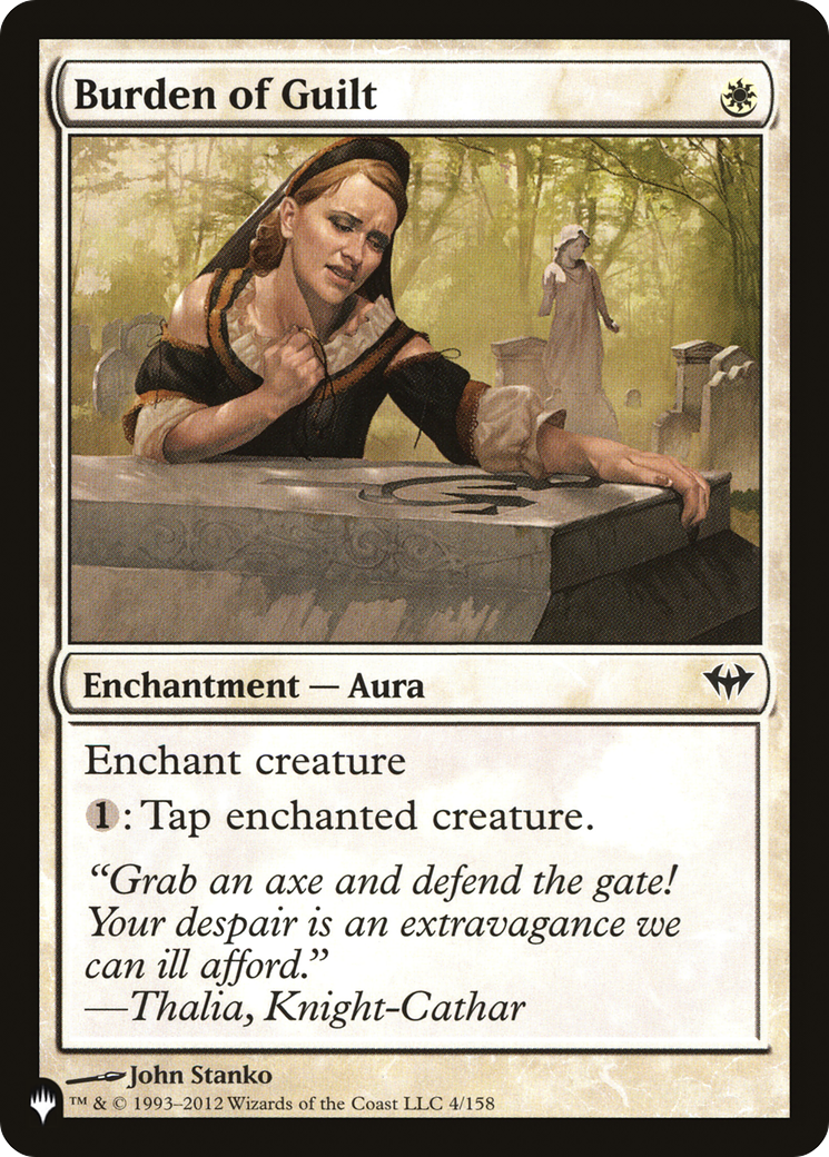 Burden of Guilt [LIST - 4/158]