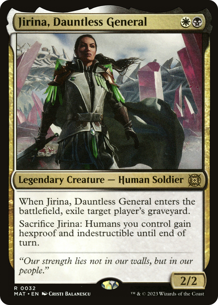 Jirina, Dauntless General [MAT - 32]