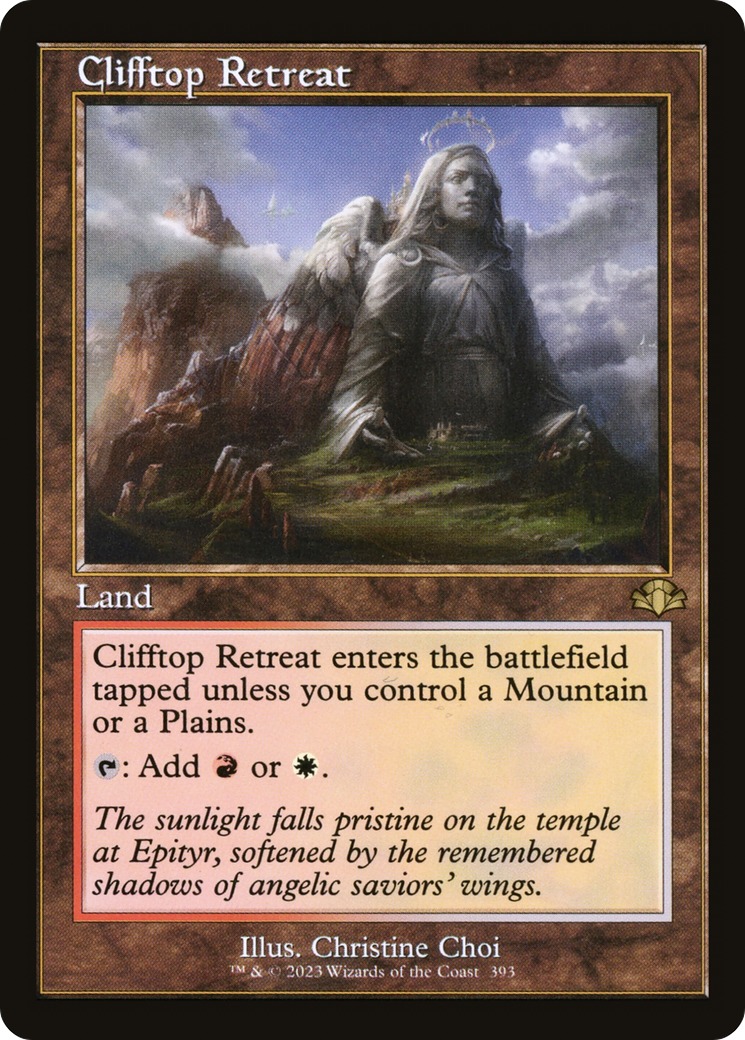 Clifftop Retreat (Retro Frame) [DMR - 393]