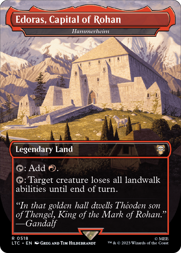 Edoras, Capital of Rohan - Hammerheim (Borderless) [LTC - 518]