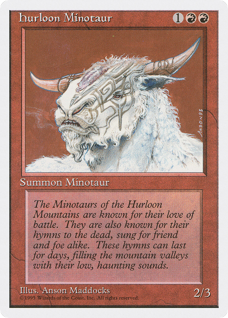 Hurloon Minotaur [4ED - N/A]