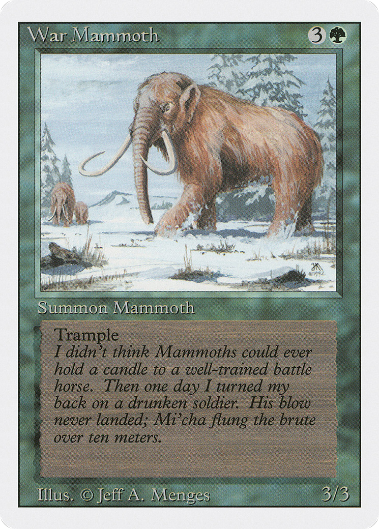 War Mammoth [3ED - N/A]