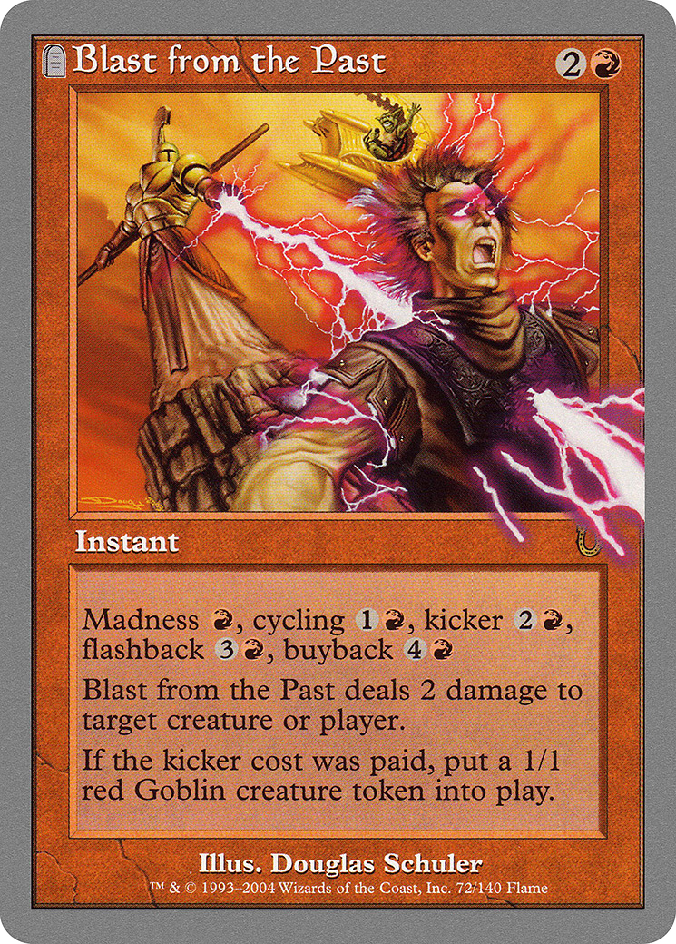 Blast from the Past (UNH-072) - Unhinged: (tombstone)