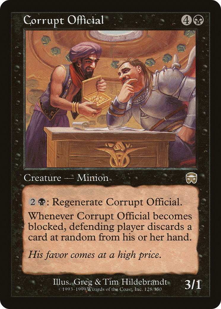 Corrupt Official [MMQ - 128]