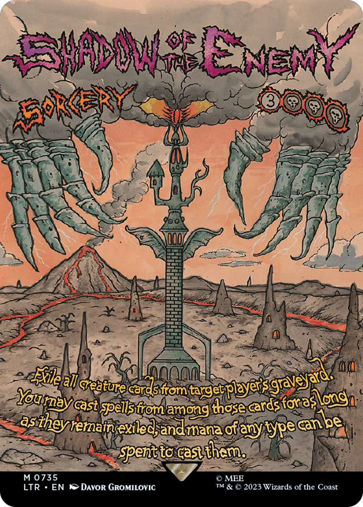 Shadow of the Enemy (Borderless Poster) (LTR-735) - The Lord of the Rings: Tales of Middle-earth Foil