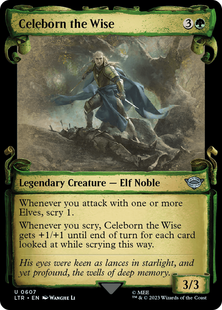 Celeborn the Wise (Showcase Scrolls) [LTR - 607]