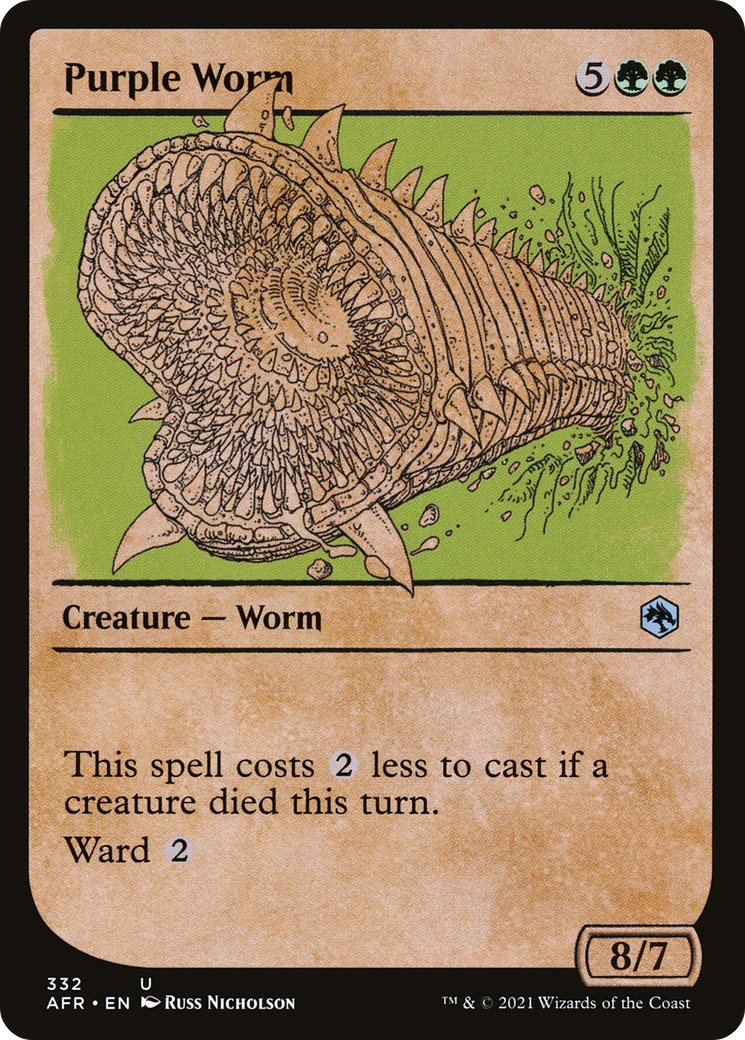 Purple Worm (Showcase) [AFR - 332]