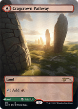Cragcrown Pathway (Borderless) (SLU-016) - Secret Lair: Ultimate Edition: (Showcase) (Borderless) Foil