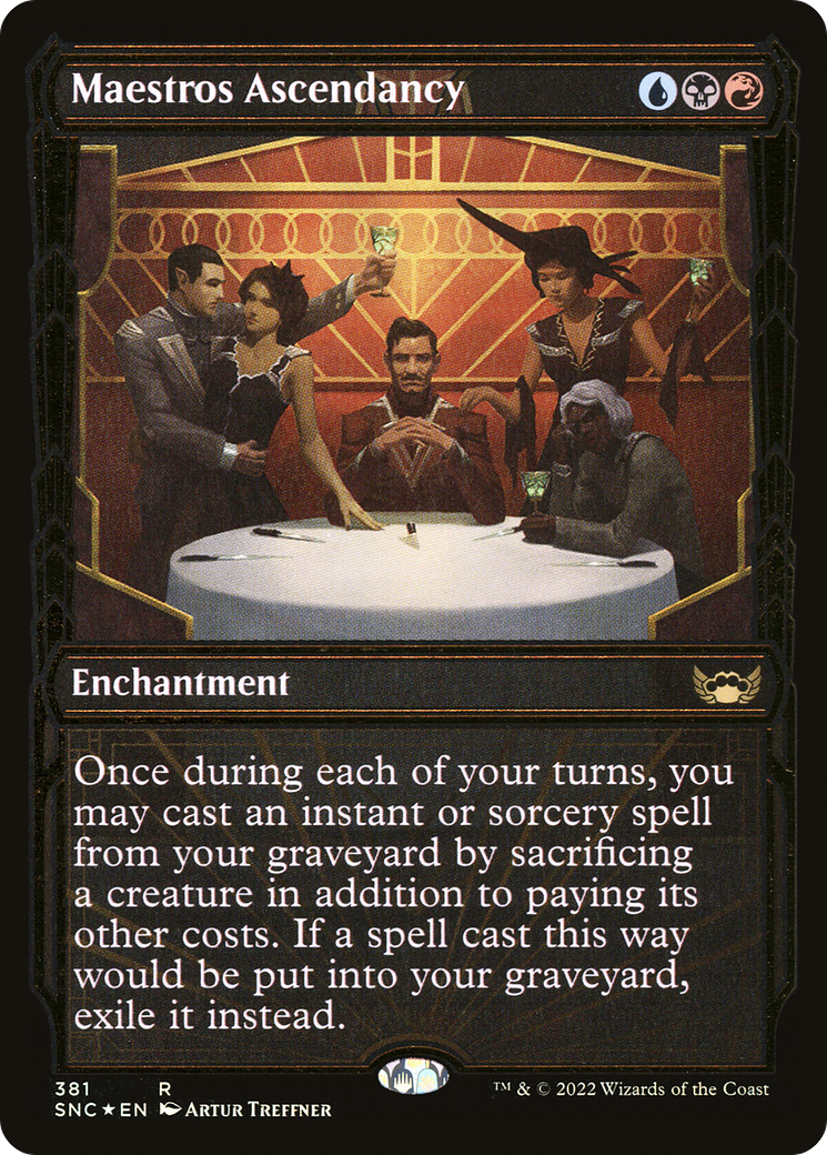 Maestros Ascendancy (Gilded Foil) [SNC - 381]