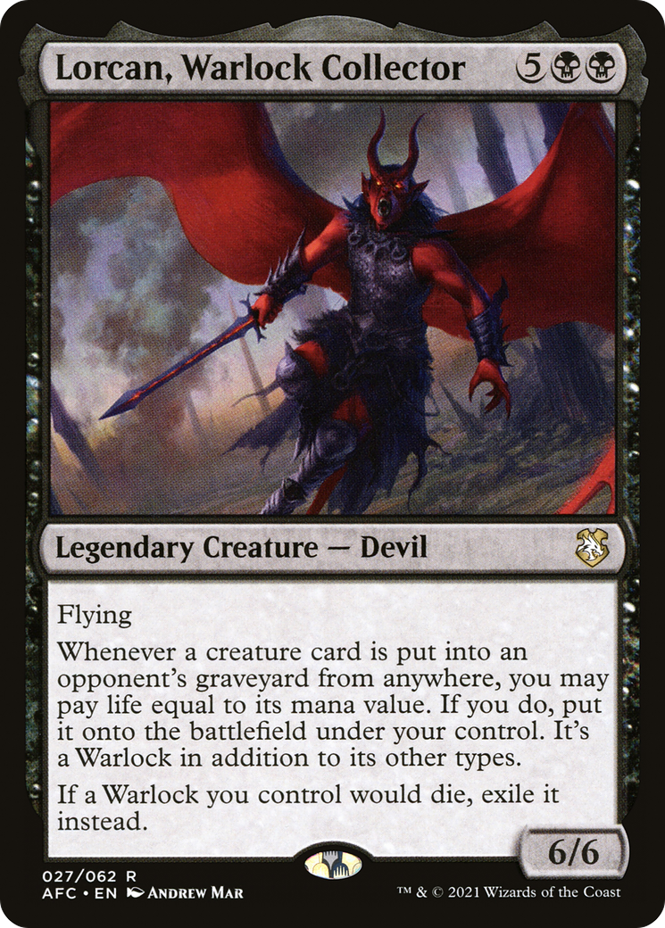 Lorcan, Warlock Collector [AFC - 27]