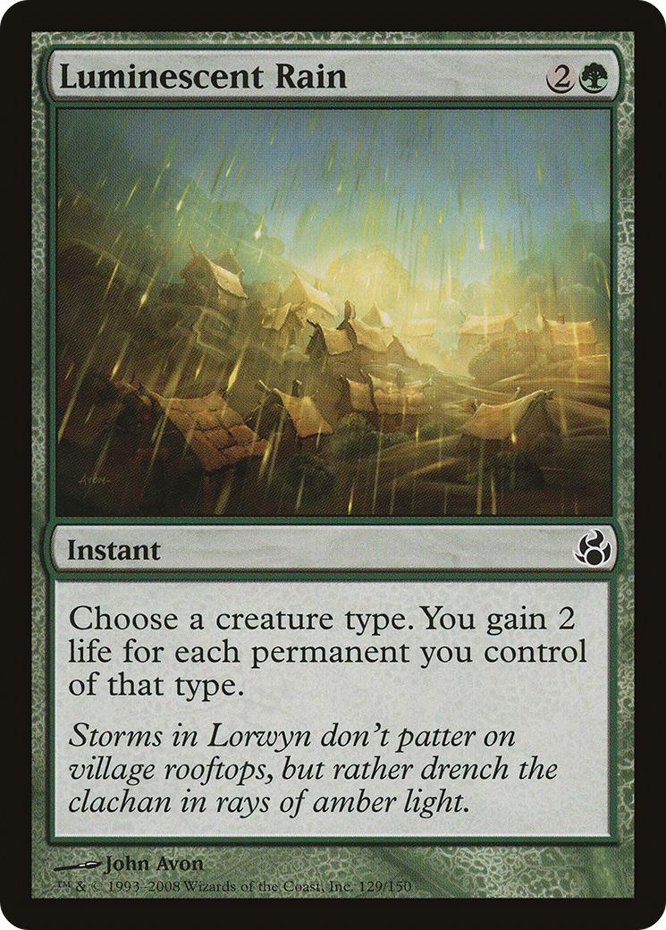 Luminescent Rain [MOR - 129]