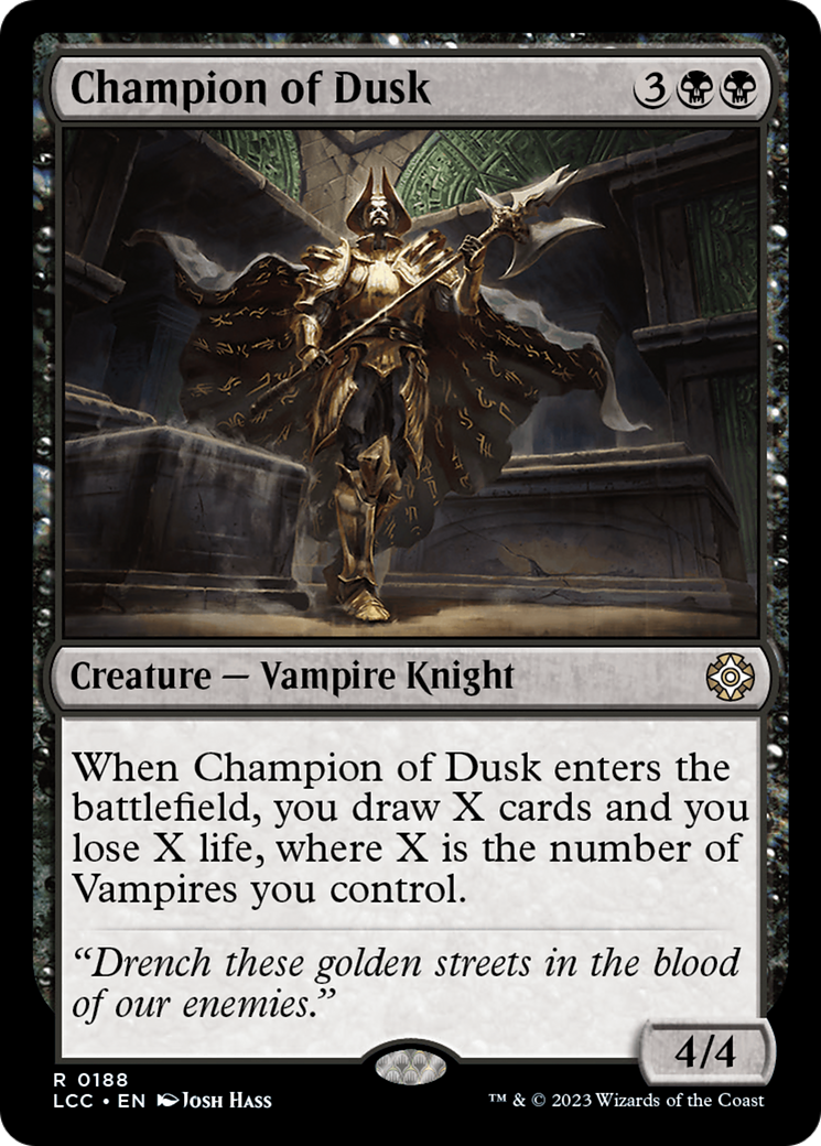 Champion of Dusk [LCC - 188]