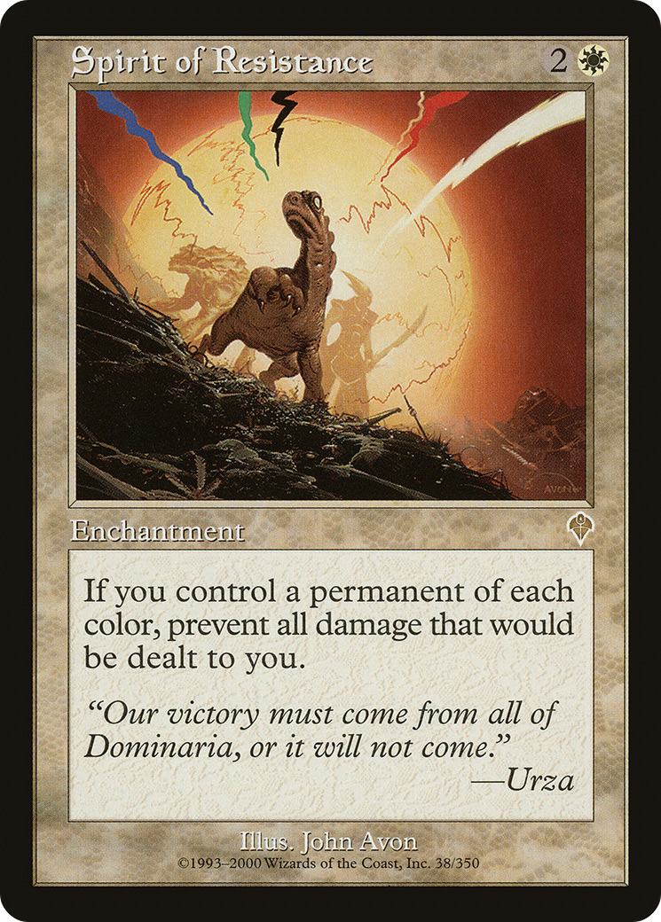 Spirit of Resistance [INV - 38]