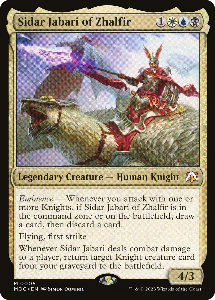 Sidar Jabari of Zhalfir [MOC - 5]