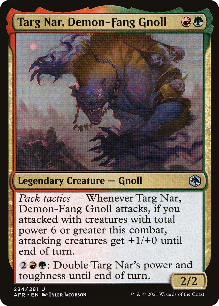 Targ Nar, Demon-Fang Gnoll [AFR - 234]