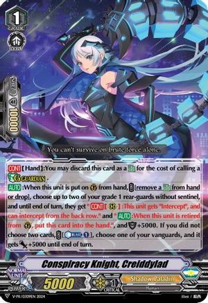 Conspiracy Knight, Creiddylad (V-PR/0309EN) - V Promo Cards