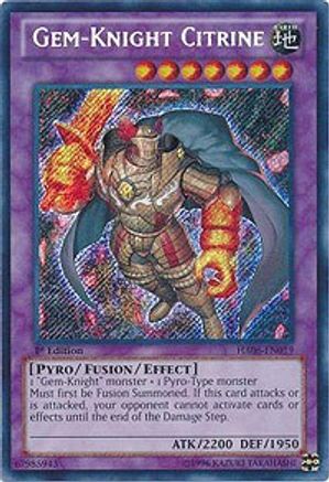 Gem-Knight Citrine (HA06-EN019) - Hidden Arsenal 6: Omega Xyz 1st Edition