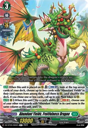 Abundant Yields, Fruitfulness Dragon [DZ-BT05 - DZ-BT05/060EN]