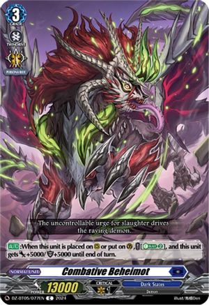 Combative Beheimot (DZ-BT05/077EN) - DZ-BT05: Omniscient Awakening