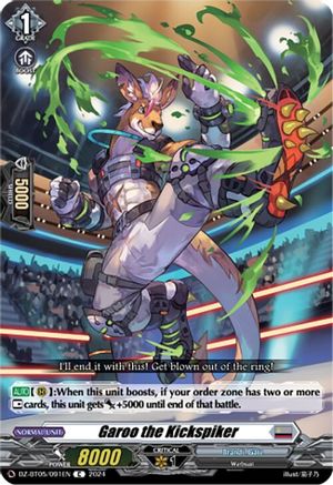 Garoo the Kickspiker (DZ-BT05/091EN) - DZ-BT05: Omniscient Awakening