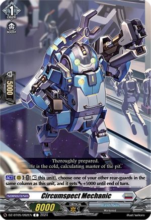 Circumspect Mechanic (DZ-BT05/092EN) - DZ-BT05: Omniscient Awakening