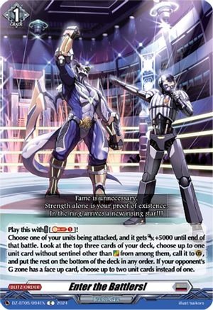 Enter the Battlers! (DZ-BT05/094EN) - DZ-BT05: Omniscient Awakening