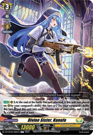Divine Sister, Kunafa (DZ-BT05/095EN) - DZ-BT05: Omniscient Awakening