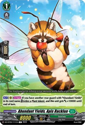 Abundant Yields, Apis Racklun (DZ-BT05/111EN) - DZ-BT05: Omniscient Awakening