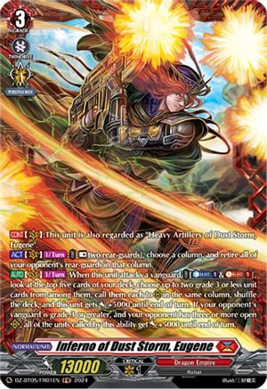 Inferno of Dust Storm, Eugene (FR) [DZ-BT05 - DZ-BT05/FR01EN]