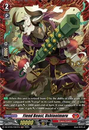 Fiend Beast, Ushionimaru (FR) (DZ-BT05/FR07EN) - DZ-BT05: Omniscient Awakening
