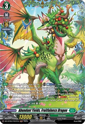 Abundant Yields, Fruitfulness Dragon (FR) [DZ-BT05 - DZ-BT05/FR37EN]
