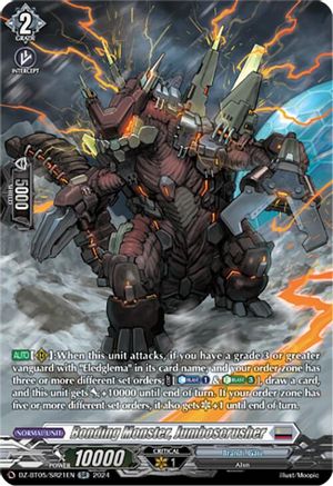 Bonding Monster, Jumboscrusher (SR) (DZ-BT05/SR21EN) - DZ-BT05: Omniscient Awakening