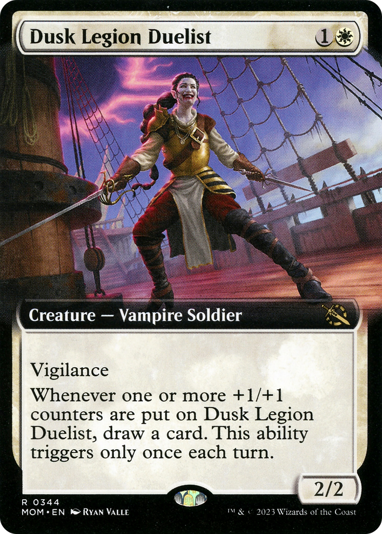 Dusk Legion Duelist (Extended Art) [MOM - 344]