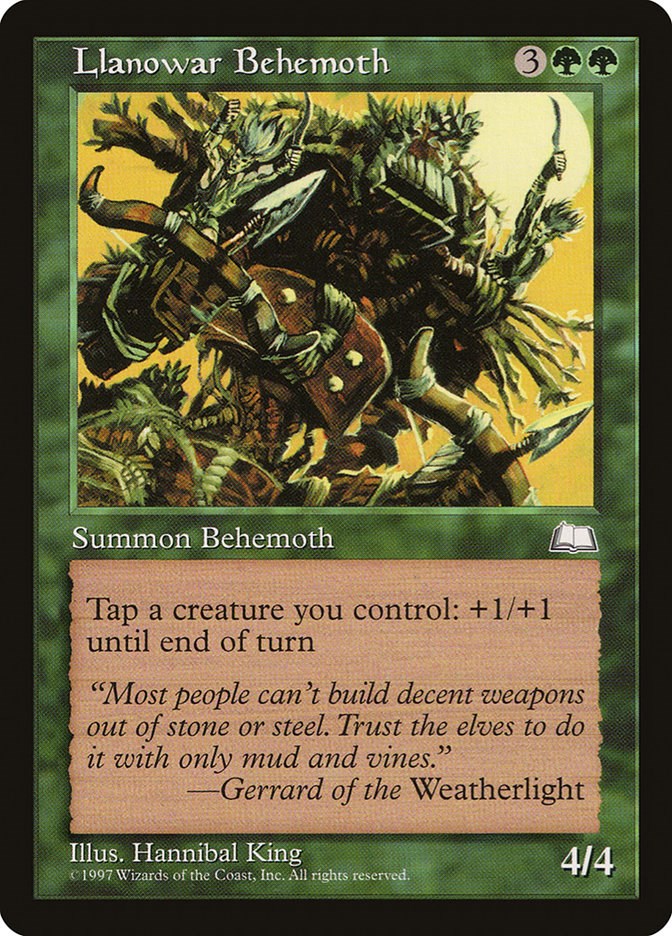 Llanowar Behemoth [WTH - N/A]