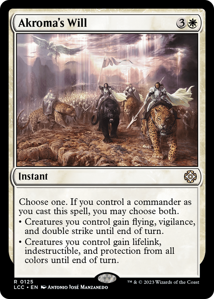 Akroma's Will [LCC - 125]