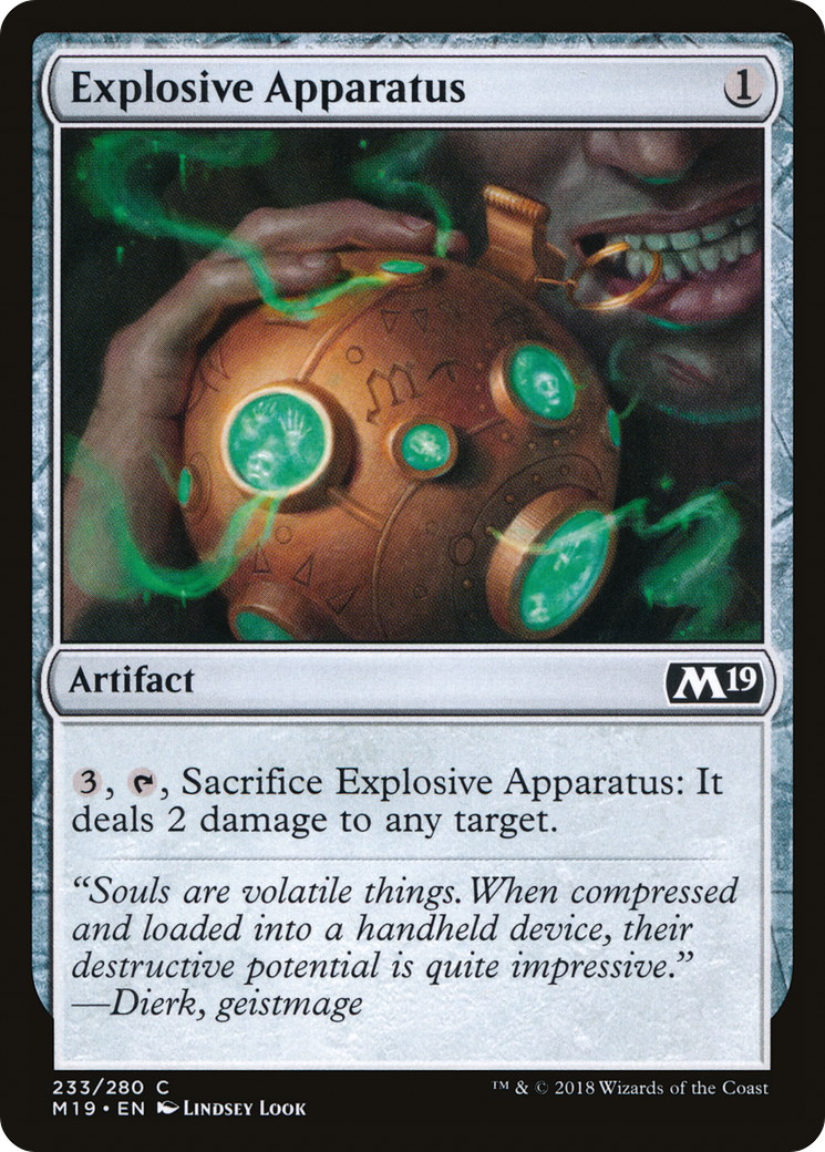 Explosive Apparatus [M19 - 233]